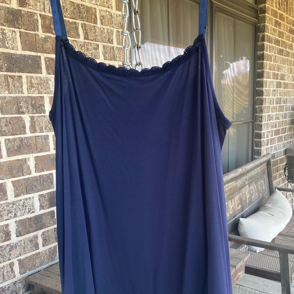 Navy size large dress extender Matilda Jane